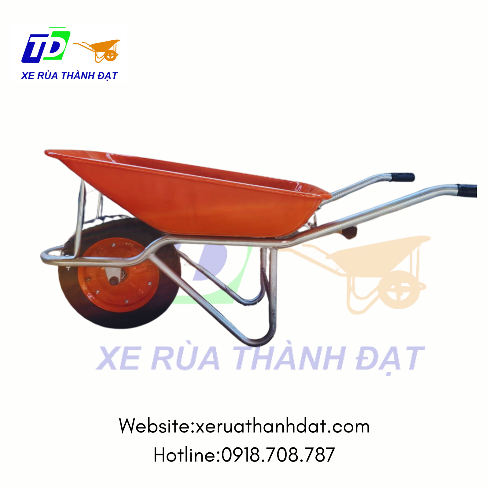 Xe rùa cam thùng bắt ốc có chén âm - Sơn Tĩnh điện.